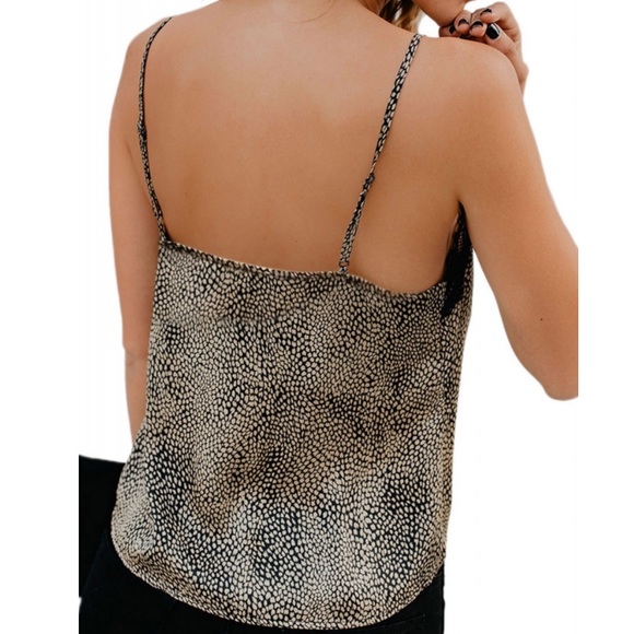 🔥HOTTT🔥Leopard Print Lace Cami Casual Tank Top Large NWT - Picture 2 of 9
